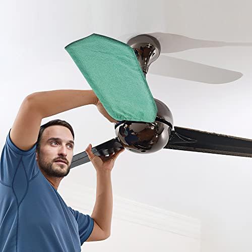 Hosrnovo Microfiber Ceiling Fan Duster Washable and Foldable