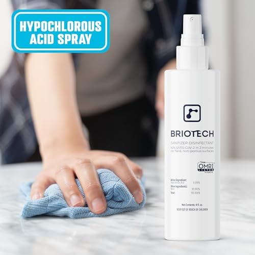 BRIOTECH Hypochlorous Sanitizer Spray 32 fl oz