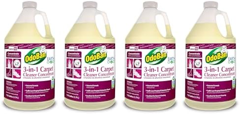 OdoBan 3-in-1 Carpet Cleaner Concentrate Set of 4 1 Gallon Each