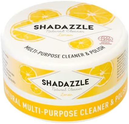 Shadazzle Natural All Purpose Cleaner and Polish - Eco Friendly Multi-Purpose Cleaner Lemon