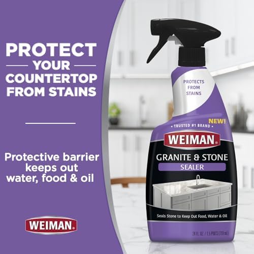 Weiman Disinfecting Granite Stone Cleaner and Sealer Kit - 24 oz Each