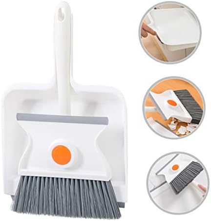 Mini Dustpan and Broom Set for Home and Car Cleaning
