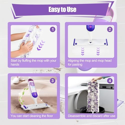 Bestechy 42 Count Swiffer PowerMop Replacement Pads