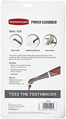 Rubbermaid Reveal Power Scrubber with Multi-Purpose Grout Head 1