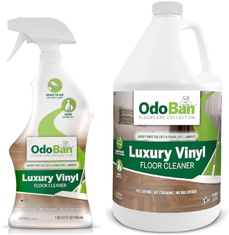 OdoBan Luxury Vinyl Floor Cleaner 32 Oz Scentless Streak Free Neutral PH