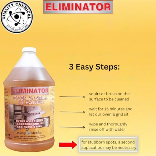 Quality Chemical Oven Grill Cleaner - 128 oz Heavy Duty