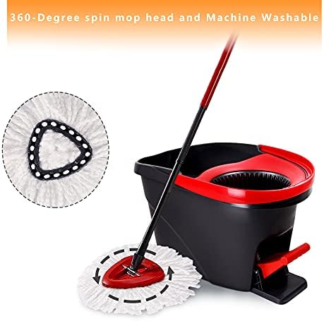 Yision 12PCS Microfiber Spin Mop Refill Heads 1