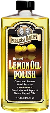 Parker Bailey Lemon Oil Polish - 16oz Natural Wood Cleaner