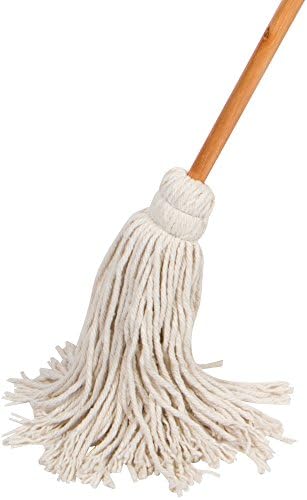 Tidy Tools Large Wet Deck Cotton Mop with Solid Wood Handle