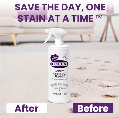 FOLEX Instant Carpet Spot Remover 32 oz Multi-Use Stain Solution