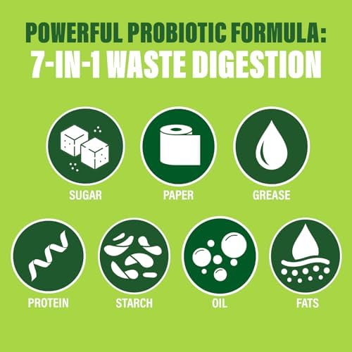 Green Gobbler Septic Tank Treatment Packets - 12 Month Supply