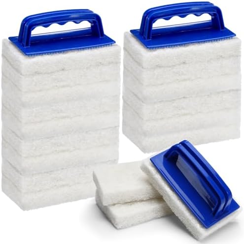 Maxdot 18 Pcs Bath Scrubber Set with Handle