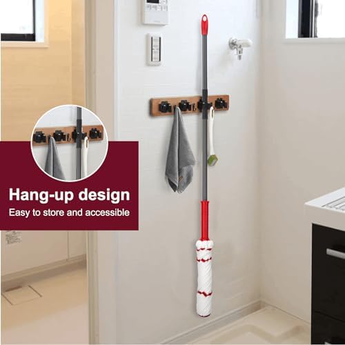 KeFanta Self Wringing Mop - 57 Long Handle for Easy Floor Cleaning