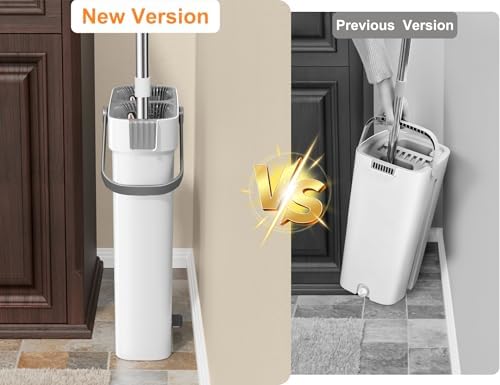 CTIME Mop and Bucket Set with Wringer for All Floors