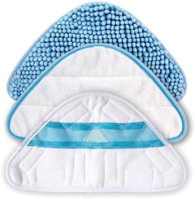 H2O MOP HD Steam Mop Replacement Pads 3pk