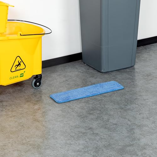 Clean Tek Professional Reusable Mop Pad Blue