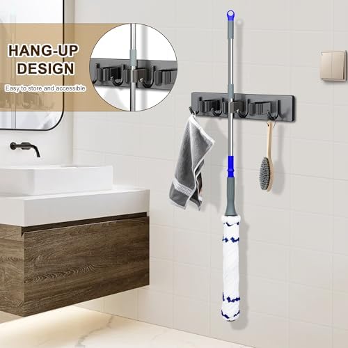 Kickleen Self-Wringing Microfiber Mop with 525 Inch Handle