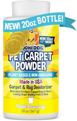Bodhi Dog Natural Carpet Deodorizer Powder - Safe for Pets Kids