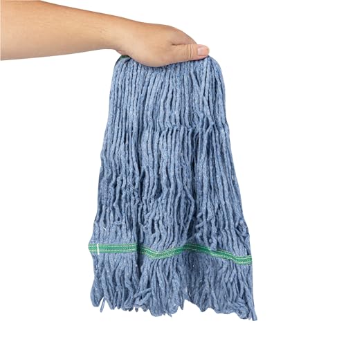 Restaurantware MOP HEAD ONLY - 16 Ounce Wet Mop Head Cotton Blend Machine Washable