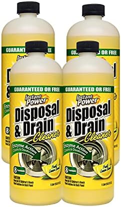 Instant Power Disposal Cleaner with Lemon Scent 1 Liter 4 Pack