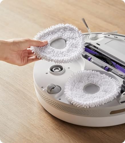 DrAer Washable Reusable Mop Pads 8-Pack for Robot Vacuums