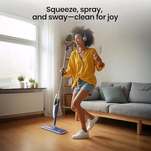Xlife Spray Mop with 15 oz Bottle 2 Microfiber Pads