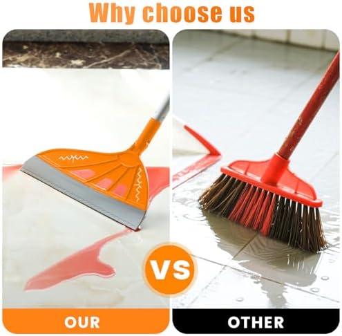 BURFERLY Magic Rubber Air Broom 2 in 1 Cleaning Tool