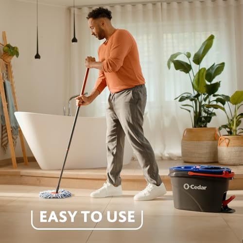 O-Cedar RinseClean Spin Mop Bucket System 1
