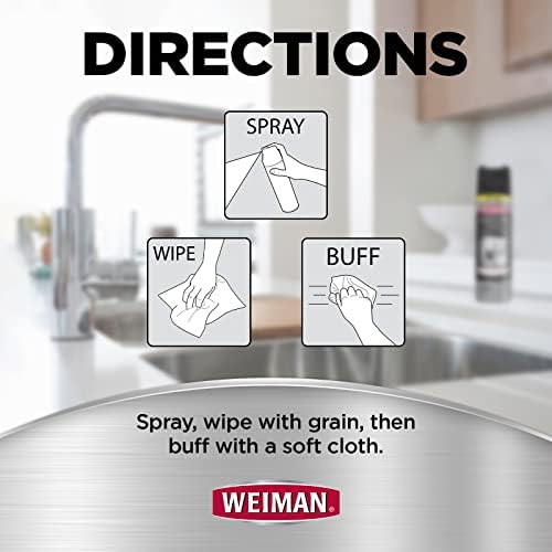 Weiman Stainless Steel Cleaner Polish 2 Pack