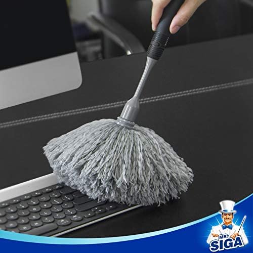 MRSIGA Microfiber Delicate Duster with Non Slip Handle