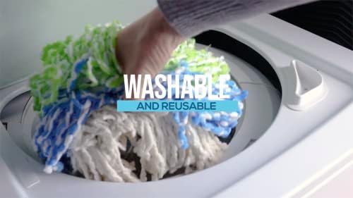 SIMPLI-MAGIC 79349 Spin Mop System with 3 Mop Heads