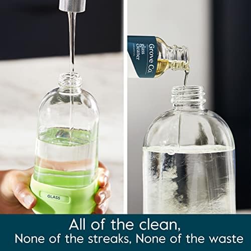 Grove Co Glass Cleaner Refill 6 x 1 Fl Oz Streak Free