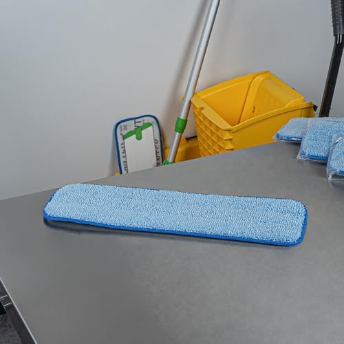 Restaurantware Mop Pad Reusable Blue Microfiber