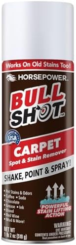 Bull Shot Carpet Spot Stain Remover - Made in USA