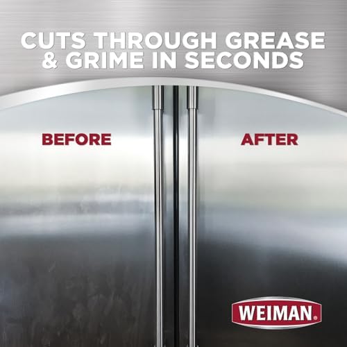 Weiman Stainless Steel Cleaner Kit - 3 Piece for Shiny Spotless Surfaces