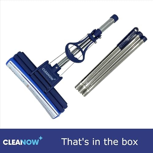 OneTouch GO Self-Wringing Floor Mop - PVA Sponge Stainless Handle