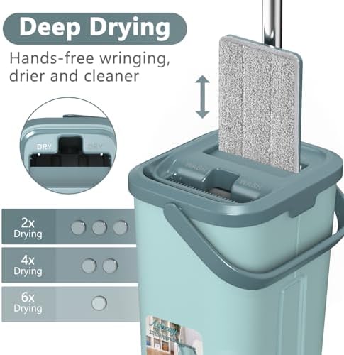 Aifacay Mop and Bucket with Wringer Set