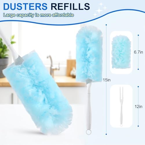 10 PCS Heavy Duty Duster Refills for Blinds and Furniture