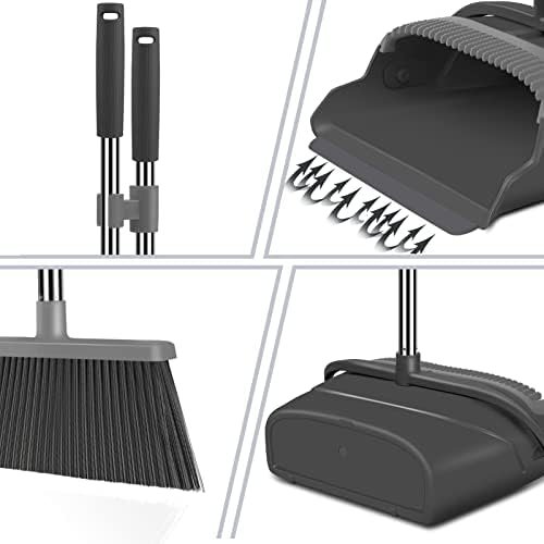 Kelamayi Stand Up Broom and Dustpan Set