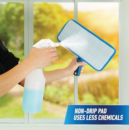 UNGER ProClean Indoor Window Cleaning Kit with Swivel Head