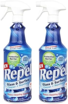 Clean-X REPEL Glass Cleaner 32 fl oz Streak-Free