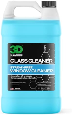 3D Glass Cleaner - Streak Free Tint Safe Gallon