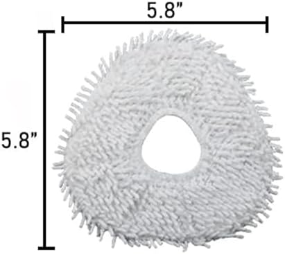 DrAer Washable Reusable Mop Pads 8-Pack for Robot Vacuums