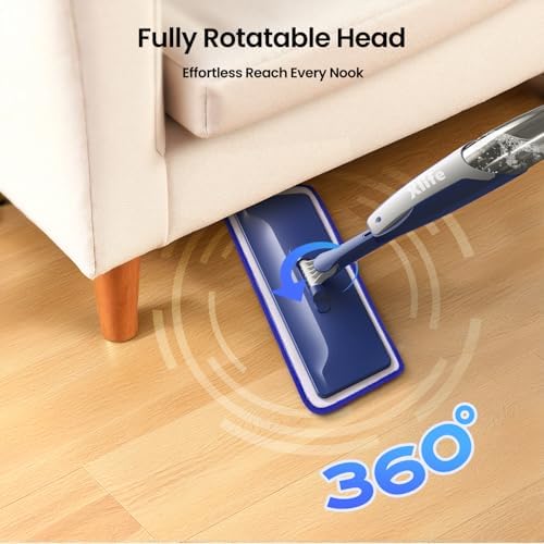 Xlife Spray Mop with 15 oz Bottle 2 Microfiber Pads
