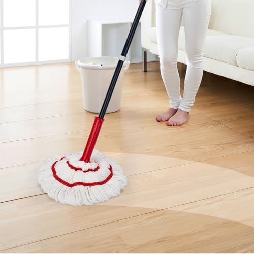 KeFanta Self Wringing Mop - 57 Long Handle for Easy Floor Cleaning