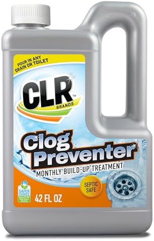 CLR Clear Pipes Drains Monthly Build Up Remover 42 Ounce 1