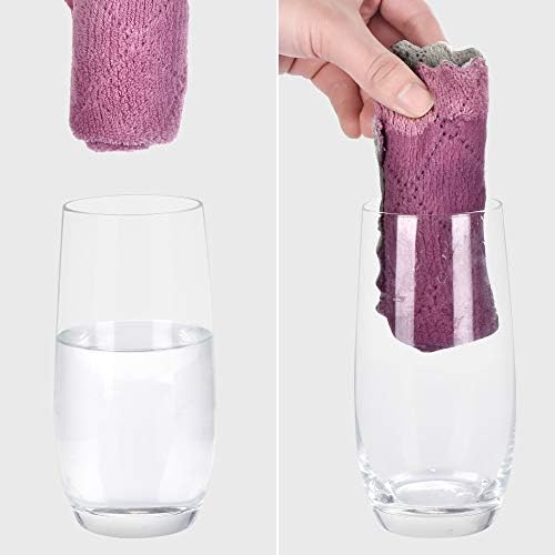 12PCS Double-Sided Microfiber Dish Towels