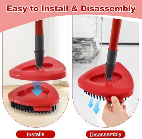 Blaithom Upgraded Spin Mop Brush Head for O Cedar EasyWring 1 Tank