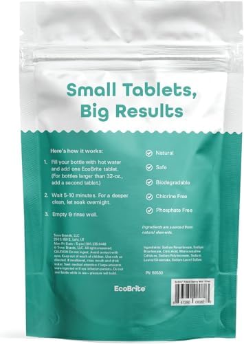 Owala EcoBrite Cleaning Tablets - 20 Pack for Bottles Pans More