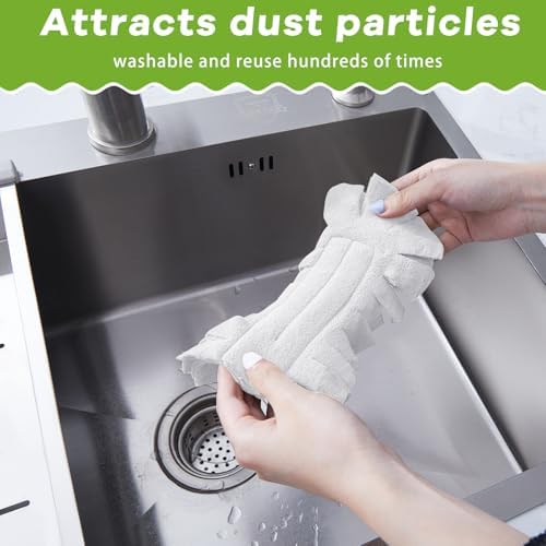 Zubebe 6 Pcs Reusable Fleece Duster Refills